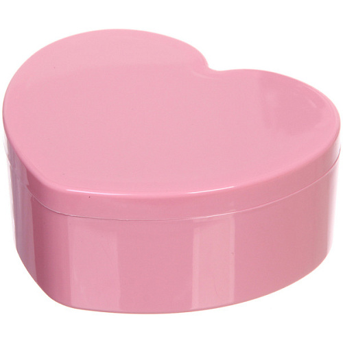 Шкатулка пластиковая с зеркалом KiKi HAUS, сердце, цвет розовый, 13511555см _4