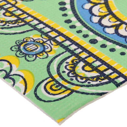 Коврик для йоги 6 мм 173х61 см Свежесть ветра PVC, микс принтов_37