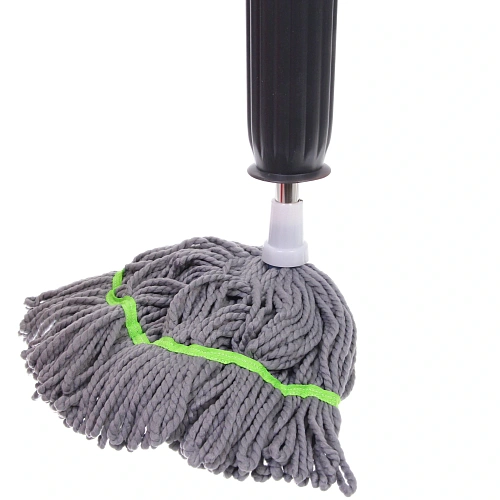 Швабра моп отжимная серая_6