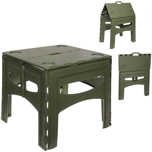 Стол кемпинговый складной PL-T404Q, 47*45*43 см, до 100 кг, зеленый