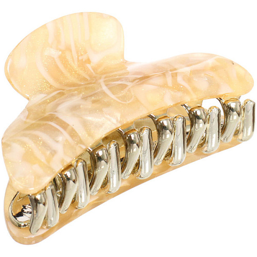 Заколка-краб для волос  ЭЙФОРИЯ, лана, микс 6 цветов, 7см (блистер Кокетка)_4