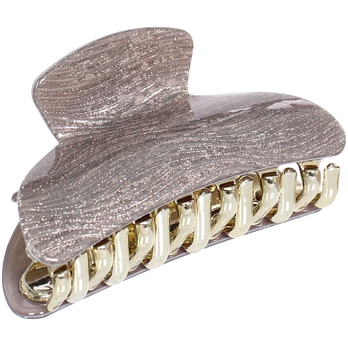 Заколка-краб для волос  ЭЙФОРИЯ, эва, микс 6 цветов, 8см (блистер Кокетка)_15