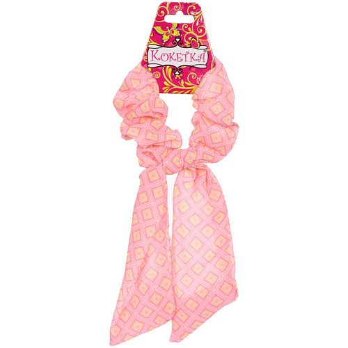 Резинка для волос La Belle, ромбики, микс 6 цветов, 813см (подвес Кокетка)_4