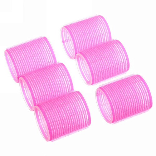 Бигуди липучки, 6шт, однотонные, цвет микс, d-5см_7