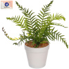 Цветок искусственный в горшке "Папоротник" 24см