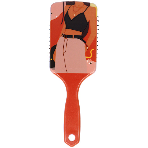 Расческа массажная прямоугольная форма КОЛЛЕКЦИЯ ИМАНИ - МИРА, микс 4 дизайна, 247,5см (PVC упаковка)_6