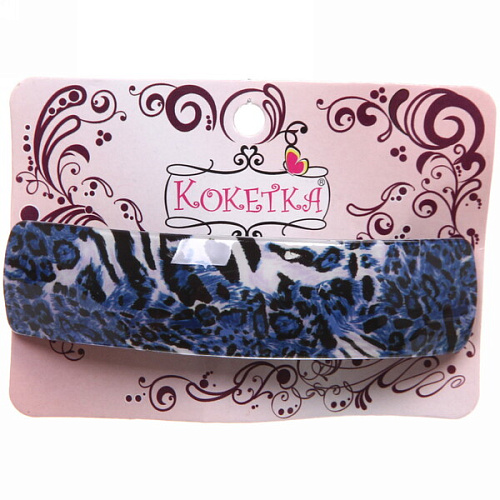 Заколка автомат Calista - Grace, прямоуг, 6 цветов, 92,5см (Кокетка)_10