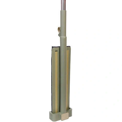 Швабра с насадкой из микрофибры отжимная Green, в комплекте две насадки 40х12х135_11