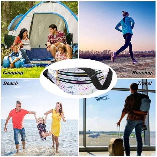 Сумка на пояс Harizma, цвет серебро, 3112 см_17