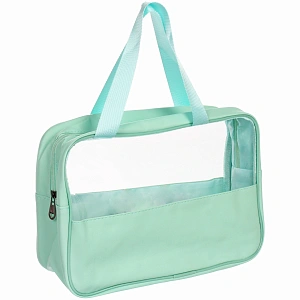 Косметичка универсальная "Bon Salon maxi", цвет мятный, 10*20*30см