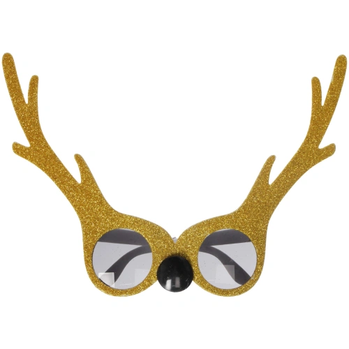 Очки карнавальные "Лось" 17,5*19,5 см