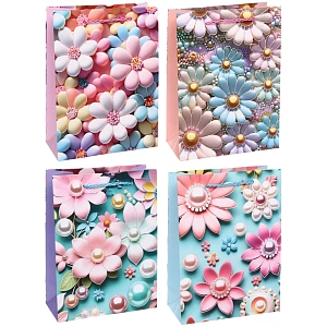 Пакет подарочный "Ромашечки милашечки" 18*24*8.5 см