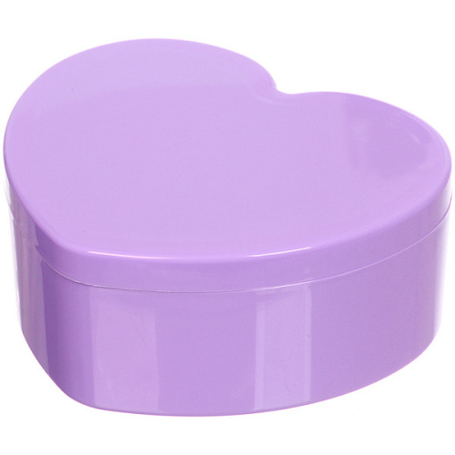 Шкатулка пластиковая с зеркалом KiKi HAUS, сердце, цвет сиреневый, 13511555см (в коробке)_4