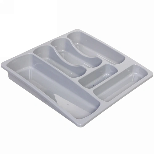 Лоток для столовых приборов "Grey" 39*38*6см 6отделений