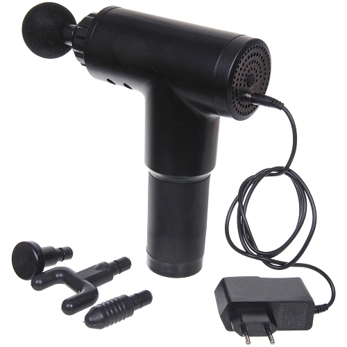 Массажер для тела Gun, 4 насадки (пистолет мышечный ударный), 220В_10