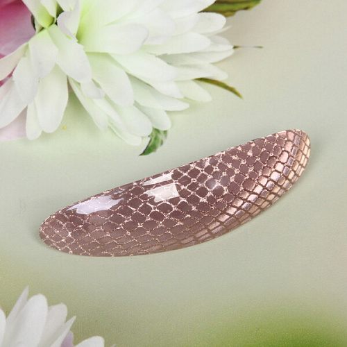 Заколка автомат Lady Collection - Лали, овал, 6 цветов, 102,5см (Кокетка)_3