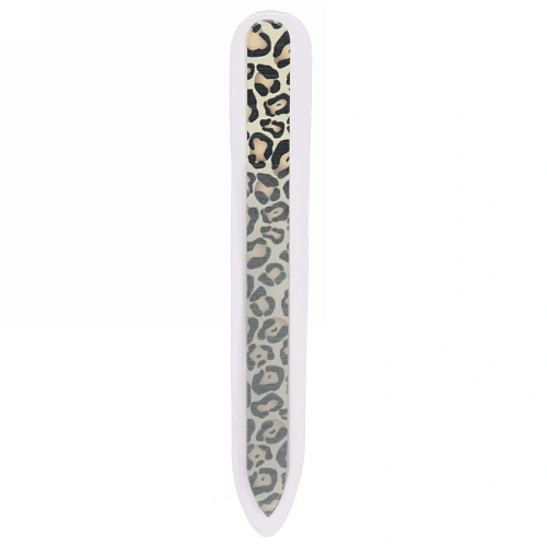 Пилка для ногтей стеклянная на блистере Ультрамарин - леопард, 14см_6