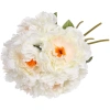 Искусственные цветы "Пионы" 28см букет 6 шт белые