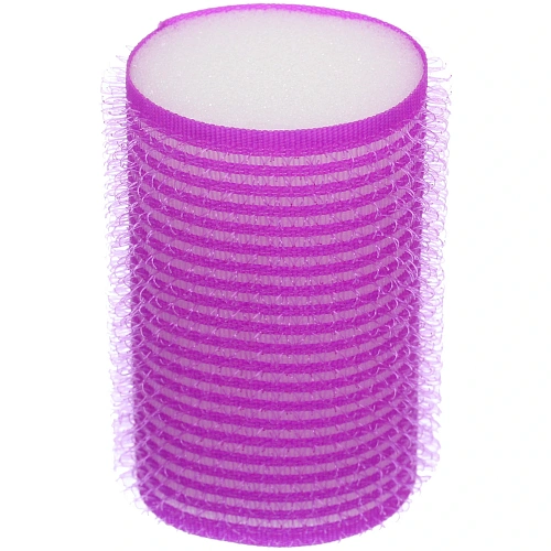 Бигуди-липучки с поролоном для сна мягкие 6шт Безупречные Локоны, цвет фуксия, 63,6см_4