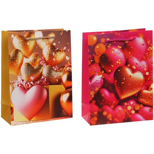 Пакет подарочный Море сердец 182485 см_3