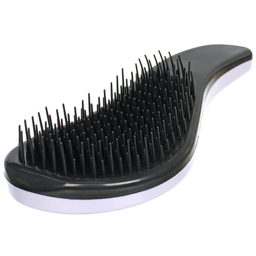 Расческа массажная компактная АМОР, блестки, микс 4 дизайна, 187,5см (PVC коробка)_11