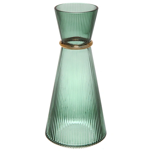 Ваза стеклянная VIVALDI 1350мл, зеленая_2