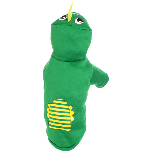 Кофта - толстовка с капюшоном для собак мелких пород МОДНЫЙ БРО, динозаврик, размер XL (564026см) Ultramarine_8