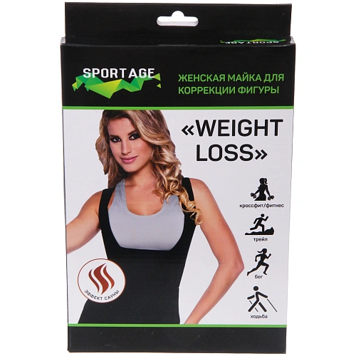 Майка для похудения Weight loss, размер 3XL, Черный_28