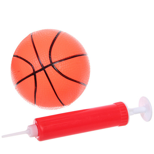 Набор игровой для бассейна ZG270-265 кольцо с подставкой 454567 см, мяч 12 см 1 шт, насос_4