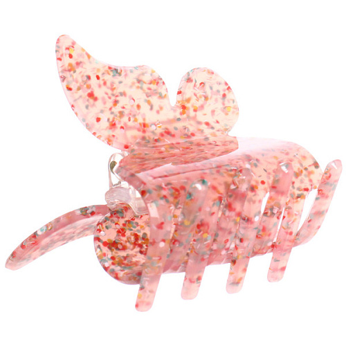 Заколка-краб для волос  ЭЙФОРИЯ ФЛО, нинель, микс 6 цветов, 4,7см (блистер Кокетка)_6