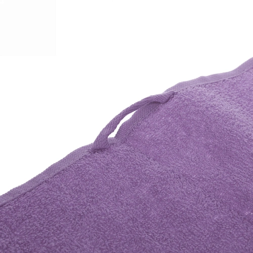 Полотенце махровое 70140см LUNA цвет сиреневый 10250 плотность 360грм2 с петелькой-подвесом_9