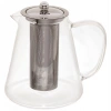 Чайник заварочный стеклянный 1300мл "Хай-Тек" с металлическим ситом высокий
