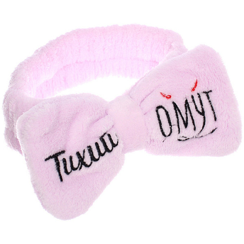 Повязка на голову New collection Vostok - Тихий омут, цвет розовый, серый, голубой и сиреневый, 206см ( упаковка белый ZIP пакет )_14