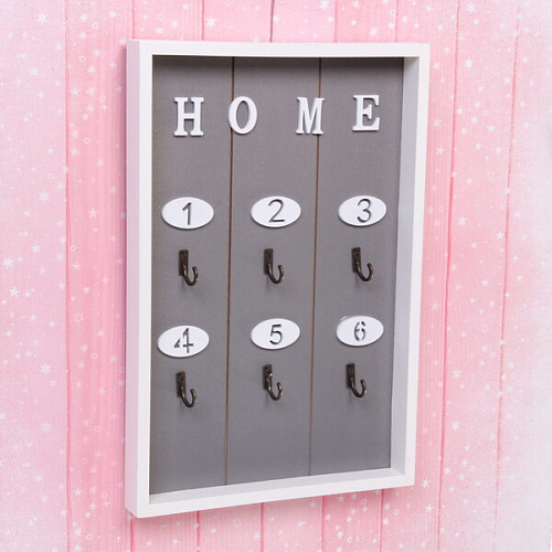 Ключница-панно Home 3020см 6 крючков WP07_3
