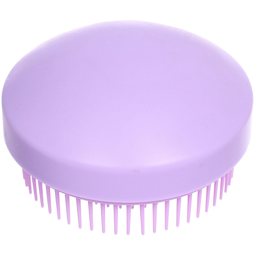 Расческа массажная с зеркалом компактная МИРА, цвет фиолетовый, 73,3см (PVC коробка)_4