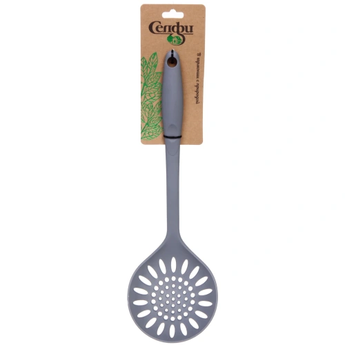 Шумовка кухонная пластиковая "Graphite" 34см