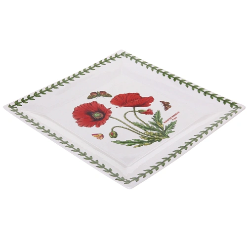 Тарелка керамическая Цветочная грация 2525см, маки_3