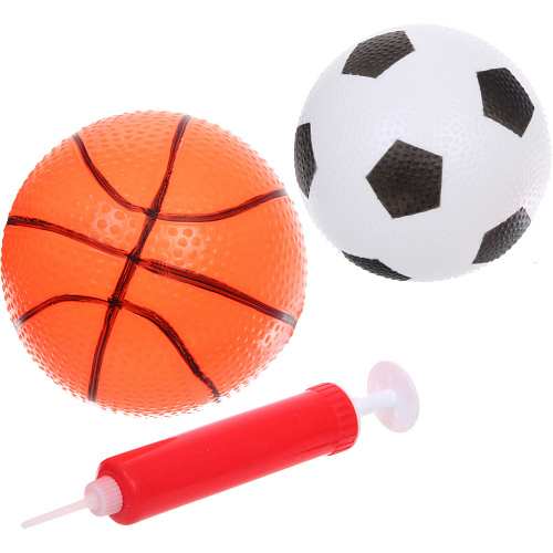 Набор игровой для бассейна 2 в 1 ZG270-261 ворота с кольцом 455570 см,сетка,2 мяча 1216 см,насос_9