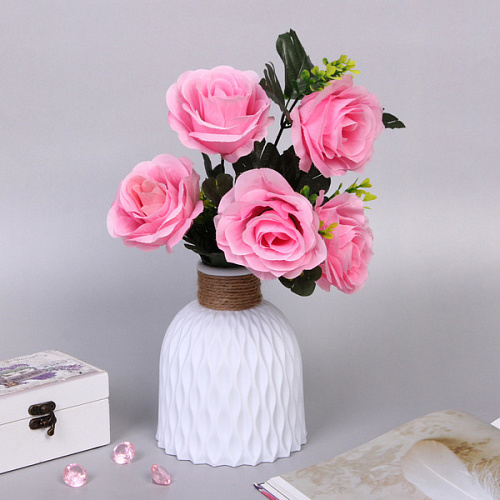 Ваза из пластика Розали 1215см цвет белый_3