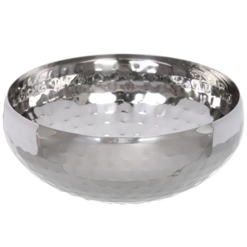 Салатник из нержавеющей стали 0,7л 15см, декоративный узор