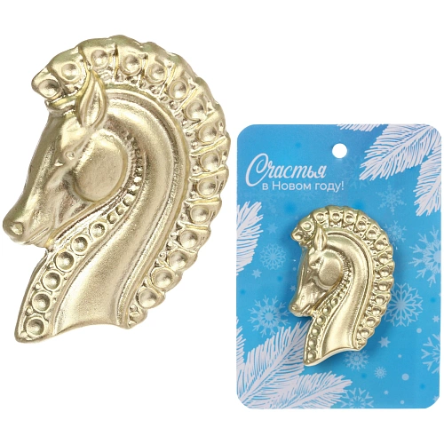 Брошь "Best Podarok - Hercules", цвет золото, 4*2,5см