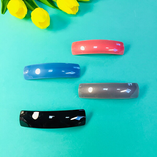 Заколка автомат Коллекция Монталь, прямоуг, микс 6 цветов, 102см (Кокетка)_8