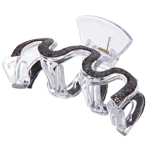 Заколка - краб для волос на блистере FANTEO, шесть цветов в ассортименте, 9см  _4