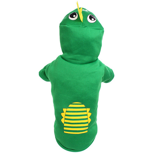 Кофта - толстовка с капюшоном для собак мелких пород МОДНЫЙ БРО, динозаврик, размер XL (564026см) Ultramarine_9