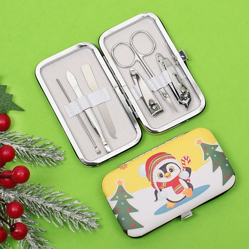 Набор для маникюра в футляре 6 предметов Пингвинёнок Лучик!,116,5см (разработка РЦ Восток  пакет с подвесом)_5