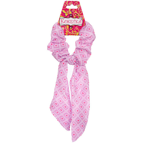 Резинка для волос La Belle, ромбики, микс 6 цветов, 813см (подвес Кокетка)_3