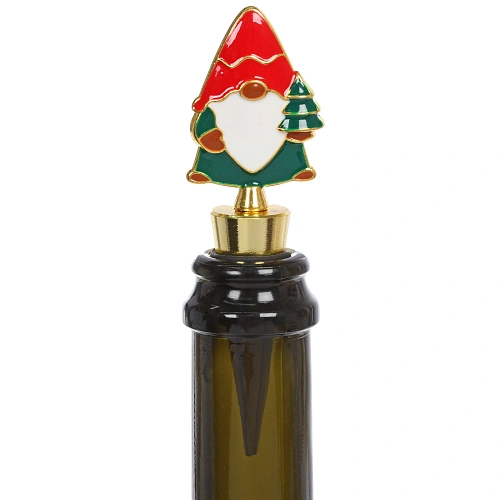 Пробка для бутылок Дед Мороз цветной_3