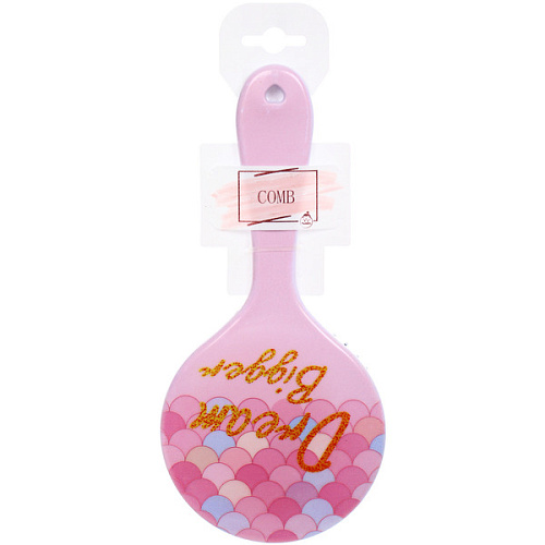 Расческа массажная круглая ТВОИ МЕЧТЫ, микс 4 дизайна, 2210см (PVC подвес)_8