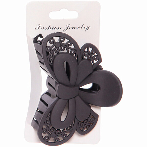 Заколка-краб для волос на блистере Diana Collection - Teana, микс 6 цветов, 8см _13