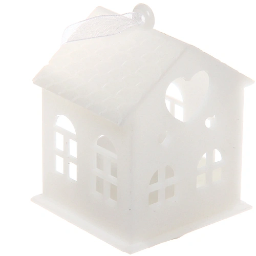 Сувенир с подсветкой Маленький домик 5,36,4 см, Белый (микс)_3